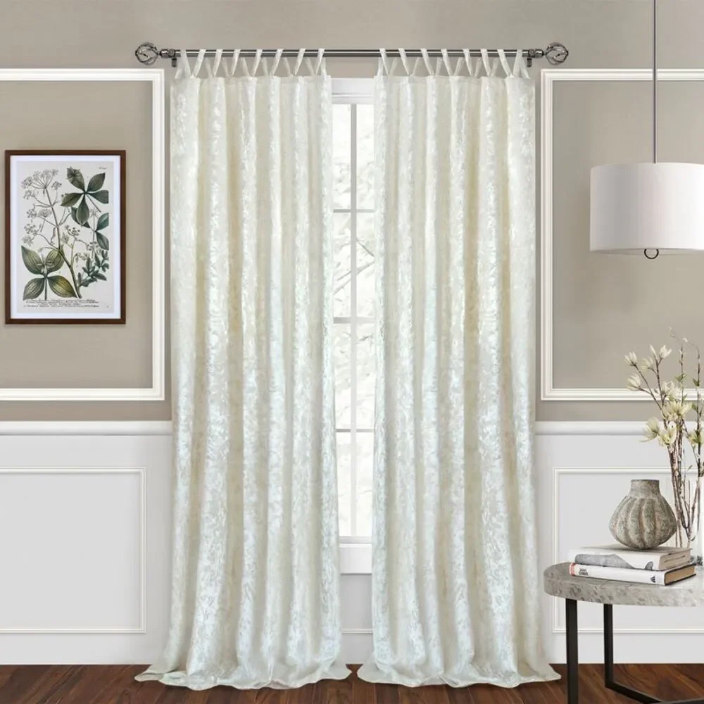 Achim Home Furnishing: Harper Cross-Cross Window Curtain Panel: 50